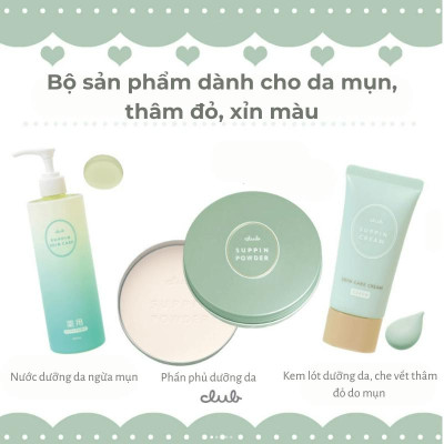 Nước Dưỡng Da Ngừa Mụn Và Se Khít Lỗ Chân Lông Club Suppin Nhật Bản (Chai 380ml)