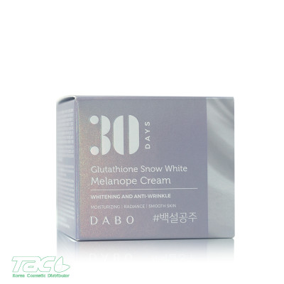 DABO Kem dưỡng da Glutathione Snow White - DABO Glutathione Snow White Melanope Cream 100ml Hỗ trợ dưỡng ẩm sâu, làm sáng da, làm giảm nếp nhăn, tăng đàn hồi cho da
