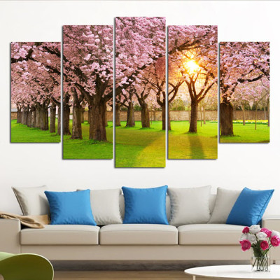 Tranh Nghệ Thuật Vườn Hoa Đào TNT02