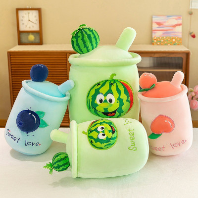 Thú bông trà sữa trái cây Sweet love siêu dễ thương hàng cao cấp (25cm--->70cm) Gối ôm ly trà sữa trái cây mềm mịn êm ái hot trend