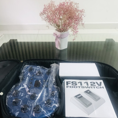 Effect cho đàn ghi ta (Virtual Guitar Amplifier with Tube Simulation and Multi-Effects Processor) VAMP-2 Behringer - Hàng Chính Hãng