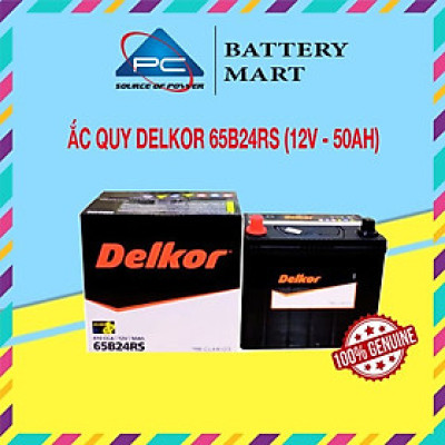 Ắc Quy Delkor 65B24RS (12V - 50Ah)