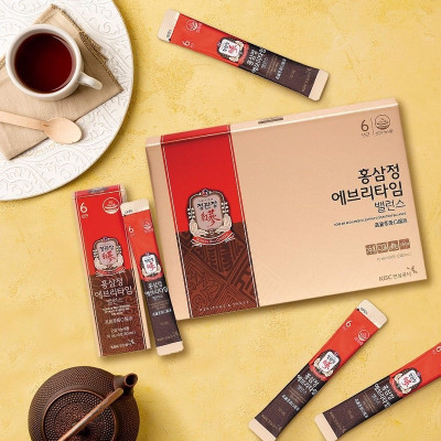 Tinh Chất Hồng Sâm Pha Sẵn KGC Cheong Kwan Jang EveryTime Balance (Hộp 20 gói x 10ml)