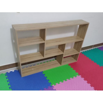 Kệ Sách Treo Tường 7 Ngăn Đa Năng Kích Thước 120x80x20 cm, Giá Sách Gỗ Trang Trí Phòng Ngủ Phòng Khách, Kệ Gỗ Để Đồ