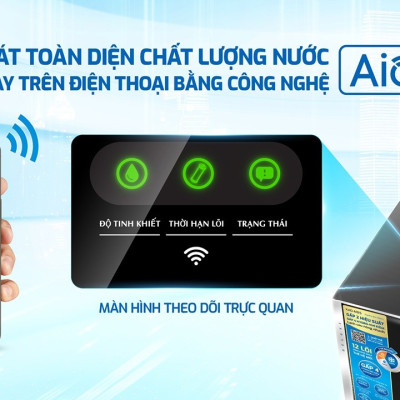 Máy lọc nước Nóng lạnh RO 12 lõi KAD-M85 - Giao trước lắp sau miễn phí toàn quốc - Bảo hành 36 tháng - Hàng chính hãng