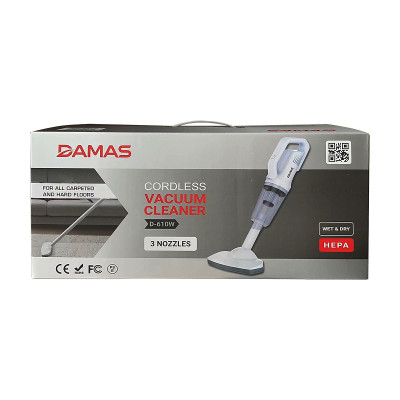 Máy Hút Bụi Cầm Tay Không Dây Sạc Pin Đa Năng Damas D610W - Hàng Nhập Khẩu
