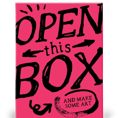 Sách - Open This Box And Make Some Art - 40 Playful Artworks You Can Do by Robert Shore (UK edition, Cards)