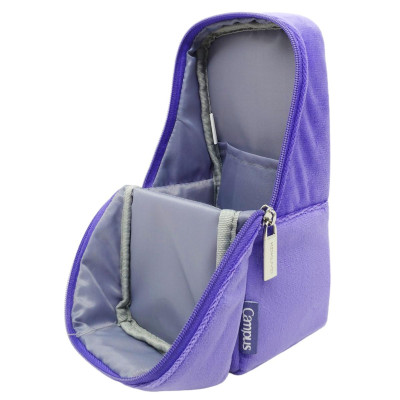 Túi Bút Đứng Vải Nhung - Campus PCS-100-V - Màu Tím