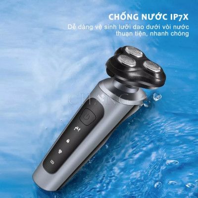 Máy Cạo Râu Đa Năng 4 Trong 1  9D - Cạo Râu, Tỉa Lông Mũi, Tông Đơ, Rửa Mặt - HÀNG CHÍNH HÃNG MINIIN