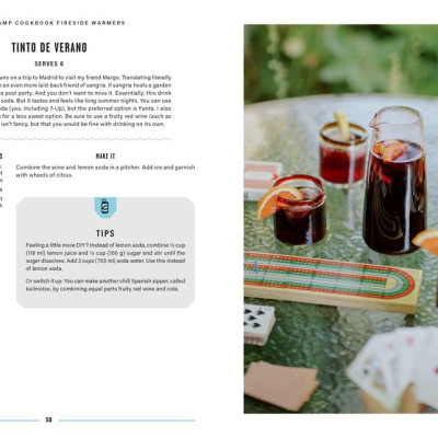 Sách - New Camp Cookbook Fireside Warmers - Drinks, Sweets, and by Emily Vikre (UK edition, Hardcover Paper over boards)