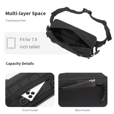 Ozuko Túi Đeo Hông Chống Thấm Nước Phong Cách Quân Đội Cho Nam