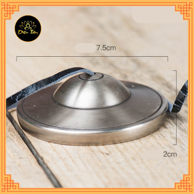 Chuông thiền Tây Tạng Tingsha Cymsha Cymbals Chiêng đồng thủ công Mật tông Chuông Yoga Chập Cheng Chũm Chọe kèm bao gấm