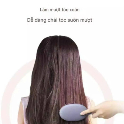 Lược gỡ rối, tạo kiểu chải tóc làm phồng tóc hình bán nguyệt, lược chải tóc gỡ rối tạo kiểu