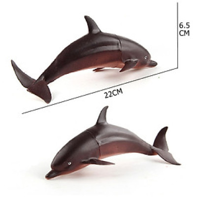 Mô hình Cá heo Dolphin 18x6 cm - Đồ chơi động vật biển khổng lồ New4all CH1814