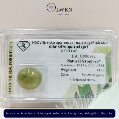 Viên đá Sapphire thiên nhiên HA-G000142