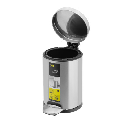 Thùng rác EKO EK9219MT 3L/5L - màu inox bóng- Cobihome