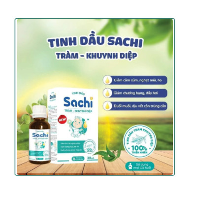 Tinh dầu tràm - khuynh diệp Sachi chai 30ml