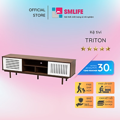 Kệ tivi thanh lịch hiện đại cho phòng ngủ SMLIFE Triton