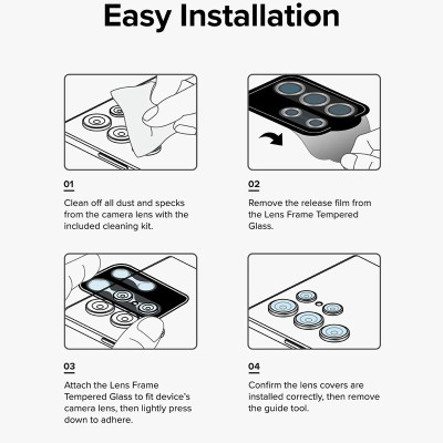 Dán camera dành cho Samsung Galaxy Z Fold 6 RINGKE Lens Frame Glass - Hàng Chính Hãng