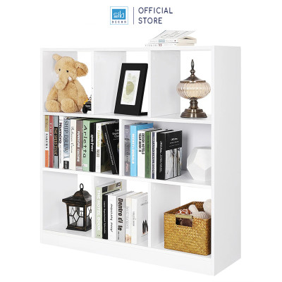 Tủ Sách Hiện Đại Nhiều Ngăn Kích Thước 100 x 97.5 x 30cm Thương Hiệu SIB Decor KSG57