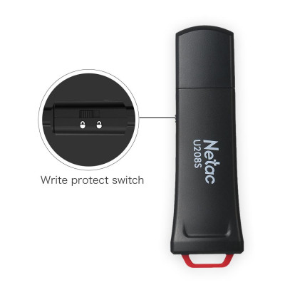 Netac Write Protect USB2.0 Flash Drive U208S 8G Memory Stick