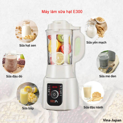 Máy Làm Sữa Hạt Đa Năng Seka E300 12 Chế Độ Xay Nấu - Hàng Chính Hãng