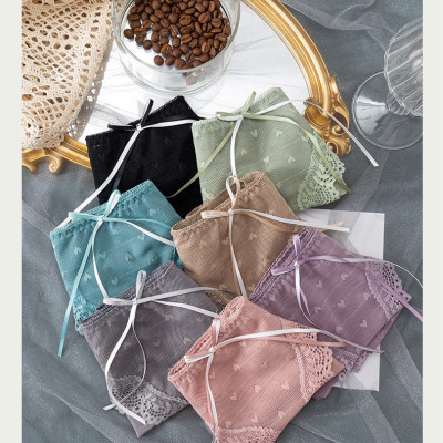 Combo 5 Quần Lót Nữ Ren Nơ Gợi Cảm 1750 – Tôn Vóc Dáng, Quyến Rũ, Siêu Êm