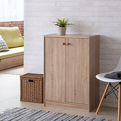 TỦ GIÀY 5 TẦNG 2 CÁNH MỞ HIỆN ĐẠI ECOFURNIX GT2118