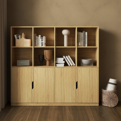 [Happy Home Furniture] DASH, Tủ đựng đồ nhiều ngăn,  168cm x 35cm x 152cm ( DxRxC), TCM_026