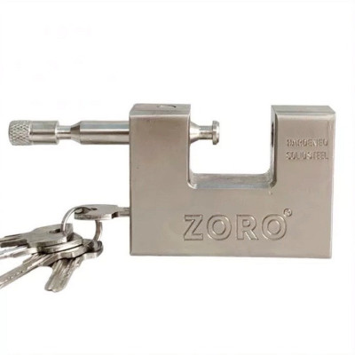 Ổ khoá cửa cầu ngang ZORO nặng 1kg1 chống cắt chống đập chống đục, siêu chịu lực chống trộm