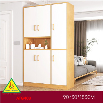 Tủ Giày Hiện Đại Nhiều Ngăn Để Giày, Tiết Kiệm Diện Tích ATG403 - Nội thất lắp ráp Viendong Adv