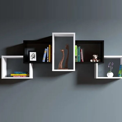 Kệ Treo Tường BOLD Chọn Màu Trắng/Đen Juno Sofa  CTKT204 KT  161,8cm x 60cm x 20cm