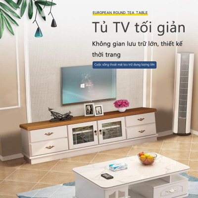 Kệ TV tủ tivi tủ TV gỗ cỡ nhỏ vừa hiện đại đơn giản trẻ trung Bắc Âu nội thất phòng khách tủ kệ giá đựng đồ
