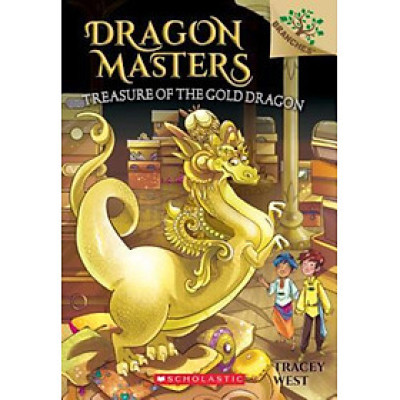 Sách - Treasure of the Gold Dragon: Branches Book (Dragon Masters #12), Volume 12 by Tracey West (US edition, paperback)