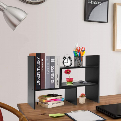 Kệ sách để bàn giá rẻ bằng gỗ SMLIFE Angie