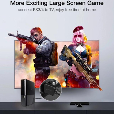 Ugreen UG50410HD104TK 100M màu Đen Cáp tín hiệu HDMI chuẩn 1.2 hỗ trợ phân giải 1080 - HÀNG CHÍNH HÃNG