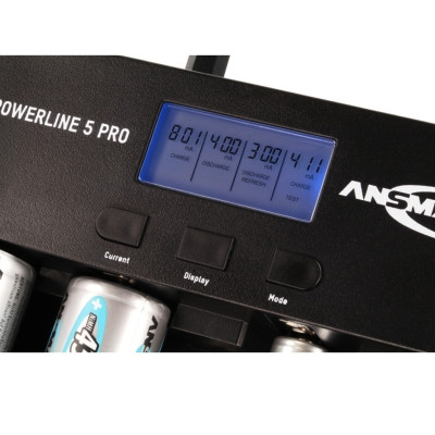 Bộ  sạc pin POWERLINE 5 Pro ANSMANN - Hàng Nhập Khẩu