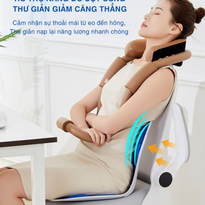 Ghế Chỉnh Dáng Ngồi Công Thái Học OFFICE CHILL Ngồi Thẳng Đúng Tư Thế Chống Đau Lưng Gù Lưng Ghế Thế Hệ Mới Bảo Hành 90 Ngày