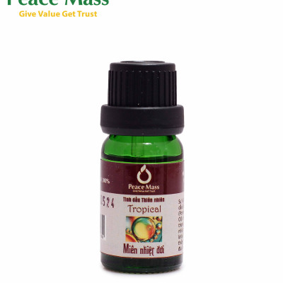 TD10ml-KX6 Combo Tinh Dầu Miền Nhiệt Đới Peace Mass 10ml - Bộ Kẹp Xe Ô tô - Tropical Summer