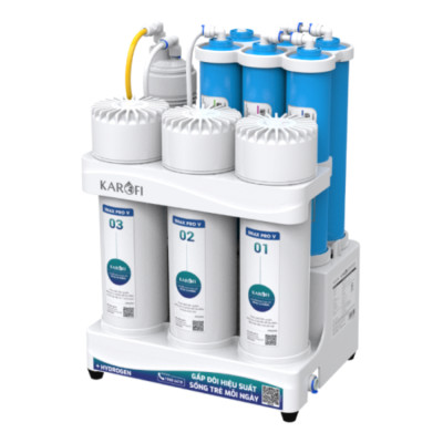 Máy lọc nước RO Karofi KAQ-U03 Pro, công nghệ Smax, bảo hành 36 tháng, hàng chính hãng