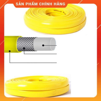 ️ Bộ dây vòi xịt nước rửa xe, tưới cây , tăng áp 3 lần, loại 7m, 10m 206236 đầu đồng,đai+ móc khoá .