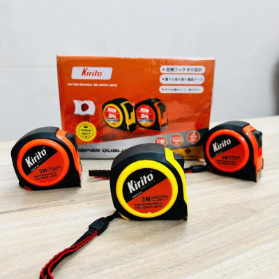 Thước cuộn Kirito 5m và 7.5m cao su đúc chất lượng tuyệt đối