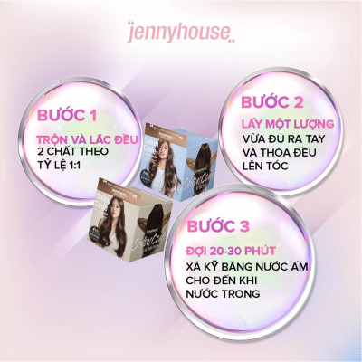 Thuốc Nhuộm Tóc Không Cần Tẩy JENNY HOUSE Salon Code 140g - 4 Màu Sắc Thời Trang Chuẩn Salon