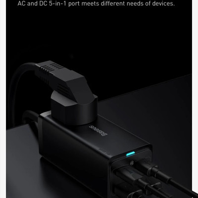 Sạc nhanh đa năng 65W Baseus GaN3 Pro Desktop Powerstrip- hàng chính hãng