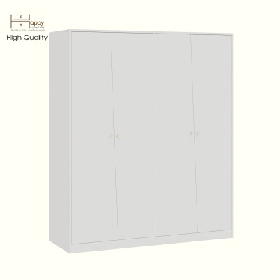 HAPPY FURNITURE , Tủ quần áo 4 cửa mở - DALEY ,TCM_281 , 160cm x 58cm x 190cm DxRxC