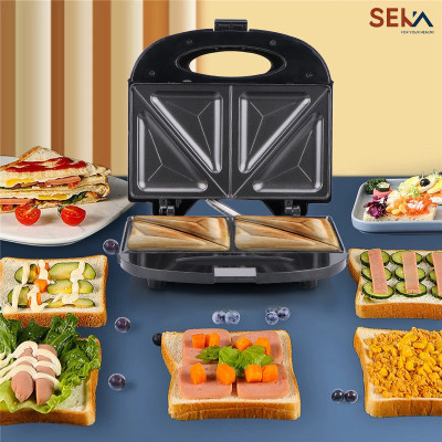 Máy Nướng Bánh Mì Sandwich SEKA Làm Nóng Thức Ăn Cho Bữa Sáng Đa Năng Dễ Sử Dụng - Hàng Chính Hãng