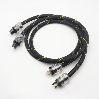 SOAIY Dây Nguồn Âm Thanh Audio Bọc Lưới Chống Nhiễu Monster Powerline 400 Dài 1.5m - Hàng Nhập Khẩu