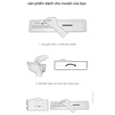 GIẤY THƠM DÙNG CHO MÁY GIẶT KHÔ LG STYLER - HÀNG CHÍNH HÃNG