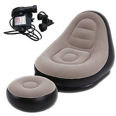 Ghế hơi tựa lưng thư giãn kèm bơm điện hai chiều