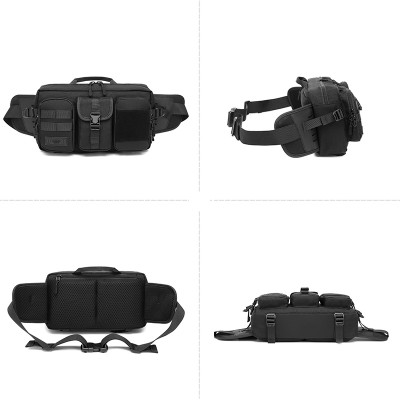 Túi đeo chéo trước ngực đeo ngang hông OZUKO chống thấm nước phong cách thể thao thời trang dành cho nam